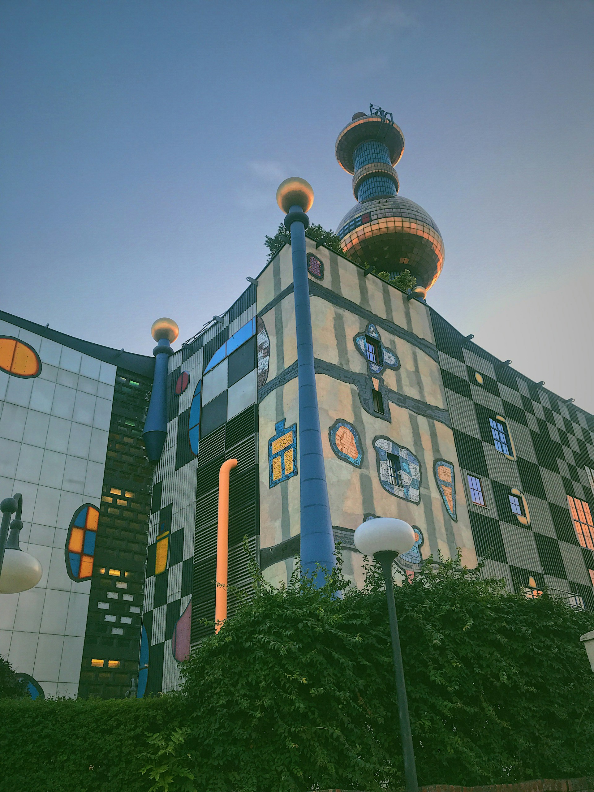 Hundertwasser factory in Vienna, Austria
